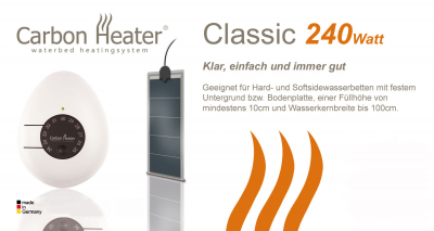 T.B.D. Carbon Heater - Classik 240Watt